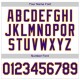Custom White Purple Strip Purple-Gold Authentic Baseball Jersey