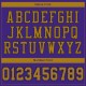 Custom Purple Old Gold-Black Mesh Authentic Football Jersey